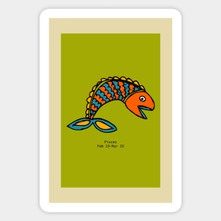 Pisces - Zodiac Sign Sticker